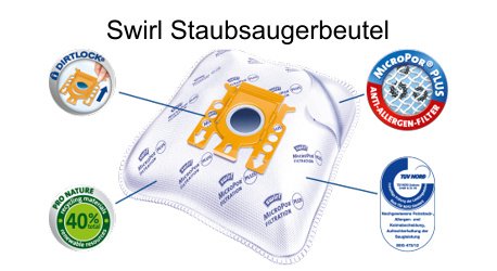 Swirl Staubsaugerbeutel